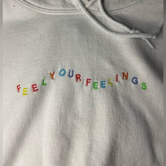 Feel Your Feelings Hoodie Size Medium - Picture 2 of 4